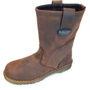 Men's Dr. Martens Industrial Steel Toe Leather Work Boots. Look tough!